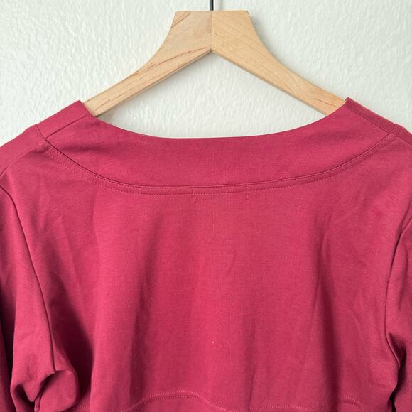 Vintage North Style Women Red Cardigan Sweater Button Top Longsleeve Size Small - Picture 8 of 8